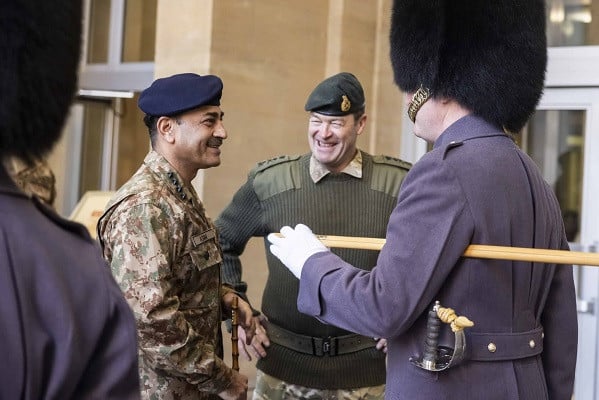 United Kingdom Chief visits Pakistan for Defence Engagement
